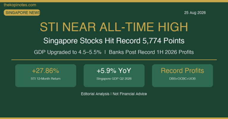 Singapore STI Near Record High 2026: What Retail Investors Should Do