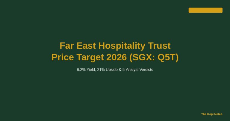 Far East Hospitality Trust Price Target 2026 (SGX: Q5T): 6.2% Yield & 5-Analyst Verdicts