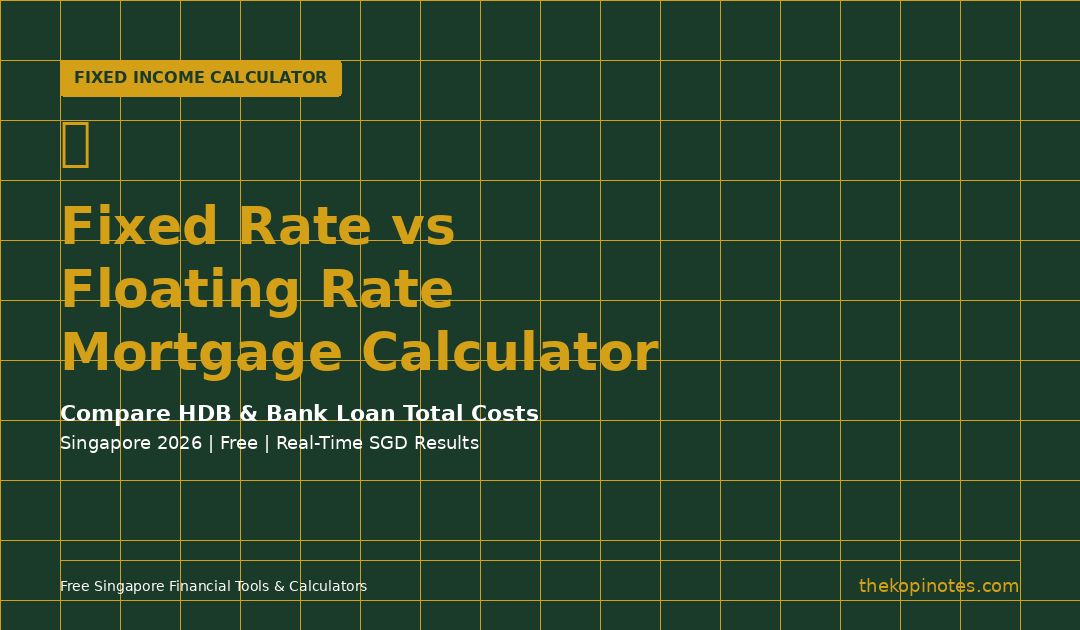 Fixed Rate vs Floating Rate Mortgage Calculator Singapore 2026