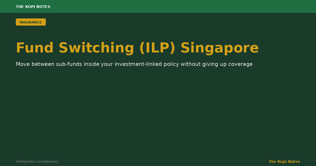 Fund Switching (ILP) Singapore: How to Rebalance Without Selling Your Policy
