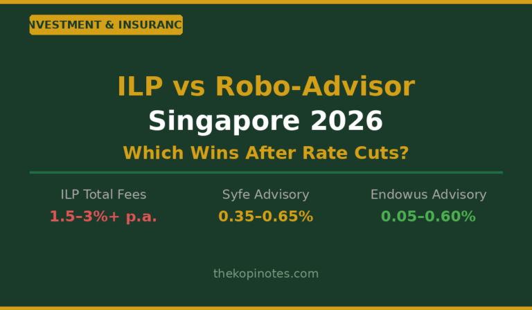 Investment-Linked Policy vs Robo-Advisor Singapore 2026: Which Wins After Rate Cuts?