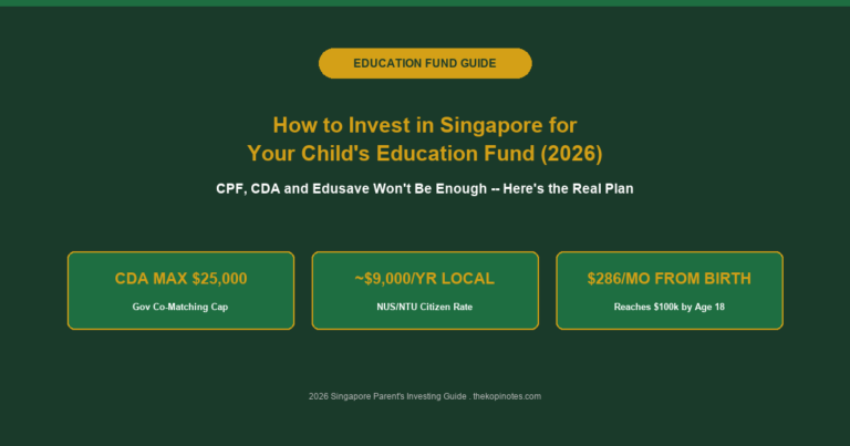 How to Invest in Singapore for Your Child’s Education Fund (2026)