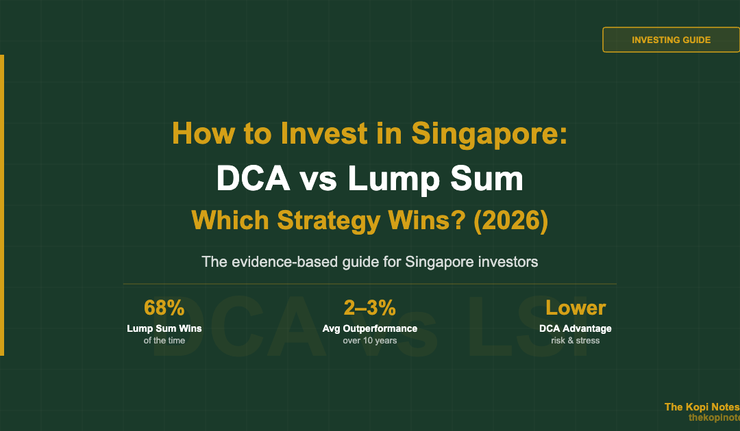 How to Invest in Singapore: Dollar Cost Averaging vs Lump Sum — Which Wins? (2026) — The Kopi Notes