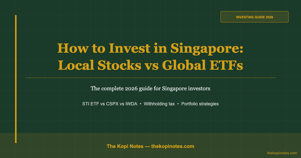 How to Invest in Singapore: Local Stocks vs Global ETFs — The 2026 Guide — The Kopi Notes
