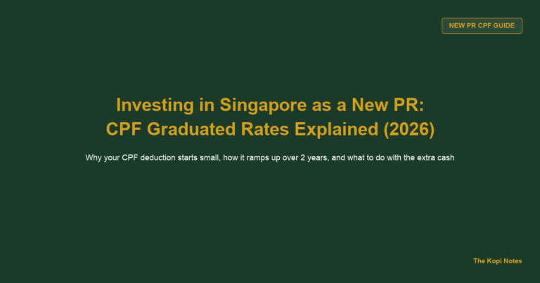How to Invest in Singapore as a New Permanent Resident: CPF Graduated Rates and What Changes (2026)