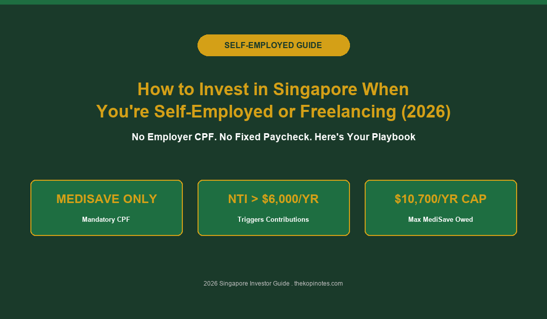 How to Invest in Singapore When You're Self-Employed or Freelancing (2026) -- The Kopi Notes