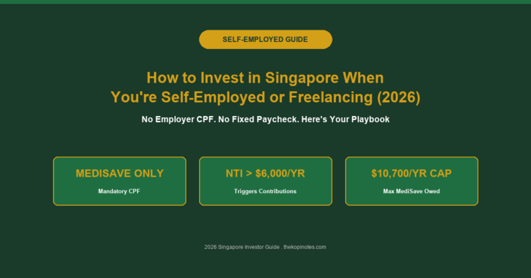 How to Invest in Singapore When You’re Self-Employed or Freelancing (2026)