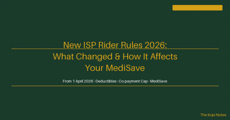 New ISP Rider Rules 2026: What Changed and How It Affects Your MediSave