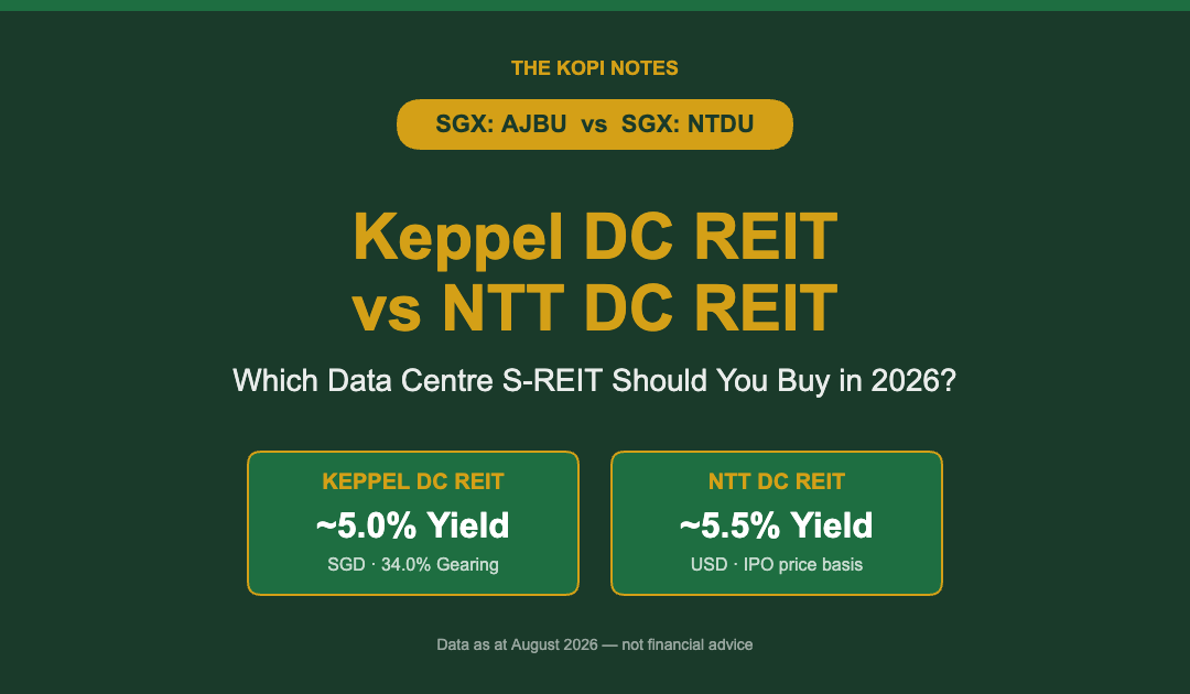Keppel DC REIT vs NTT DC REIT: Which Singapore Data Centre REIT Should You Buy in 2026? — The Kopi Notes