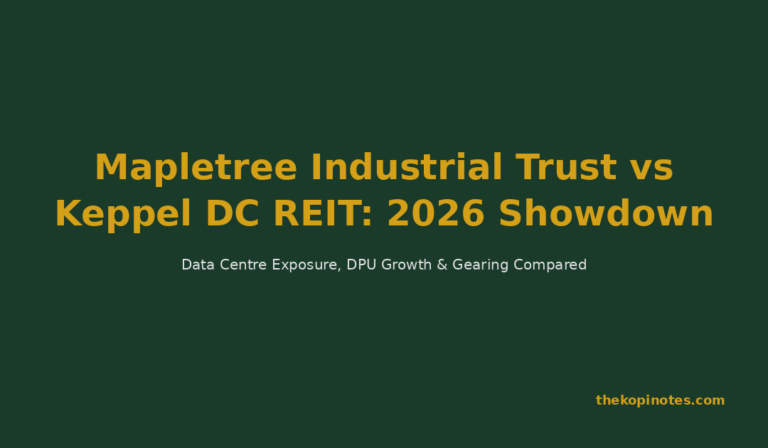 Mapletree Industrial Trust Share Price vs Keppel DC REIT: Which Data Centre S-REIT Wins in 2026?