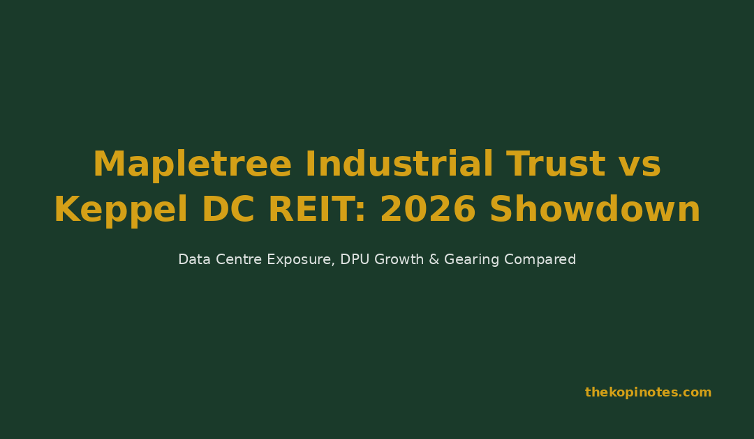 Mapletree Industrial Trust Share Price vs Keppel DC REIT: Which Data Centre S-REIT Wins in 2026? — The Kopi Notes