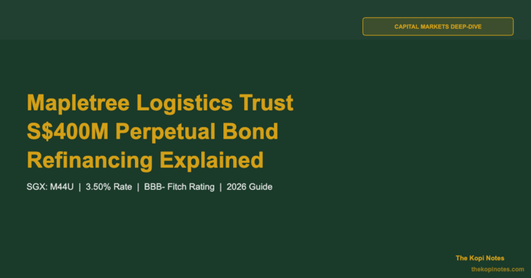 Mapletree Logistics Trust Share Price: S$400M Perpetual Bond Refinancing Explained (SGX: M44U)