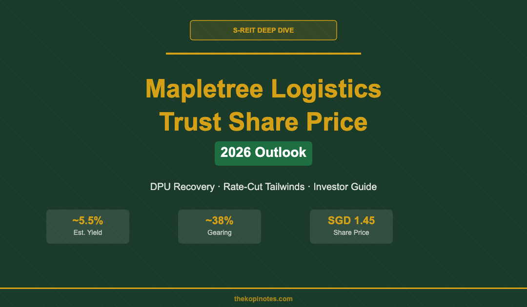 Mapletree Logistics Trust Share Price 2026 — The Kopi Notes