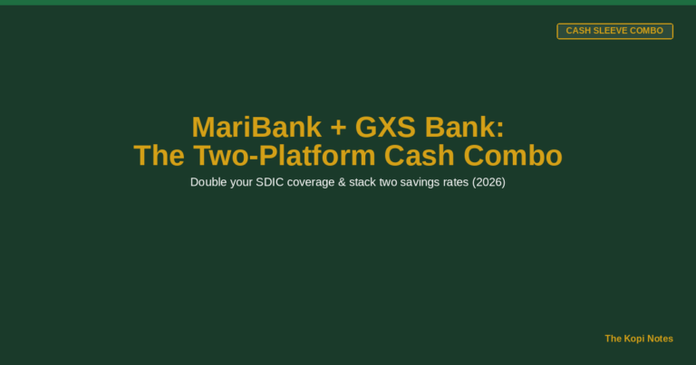 MariBank + GXS Bank: The Two-Platform Cash Sleeve Combo for Singapore Savers (2026)
