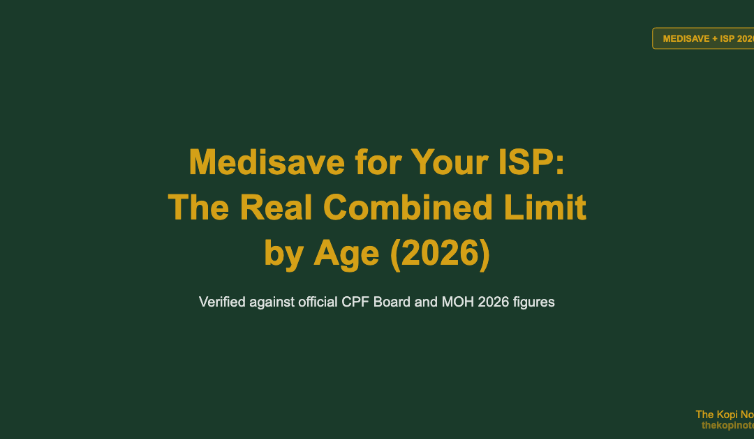 Medisave for Your Integrated Shield Plan: The Real Combined Limit by Age (2026)