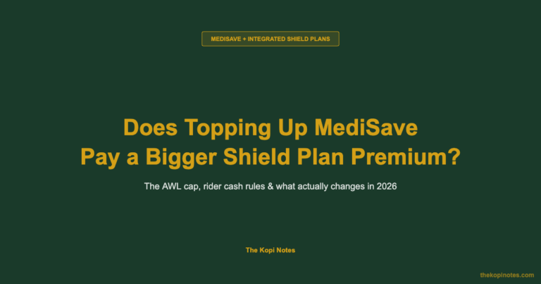 Does Topping Up MediSave Help You Pay a Bigger Integrated Shield Plan Premium? (2026 Guide)