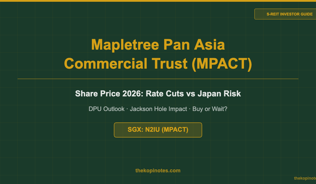 Mapletree Pan Asia Commercial Trust MPACT Share Price 2026 Rate Cuts vs Japan Risk — The Kopi Notes