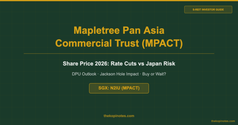 Mapletree Pan Asia Commercial Trust Share Price 2026: Rate Cuts vs Japan Risk — MPACT Investor Guide (SGX: N2IU)