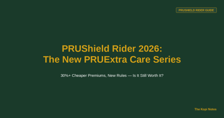 PRUShield Rider 2026: The New PRUExtra Care Series Explained (Premiums, Benefits & Should You Switch)