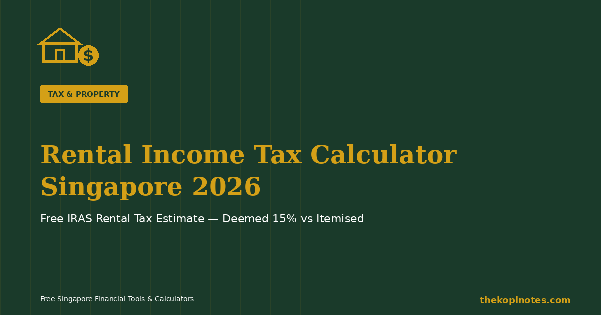 Rental Income Tax Calculator Singapore 2026