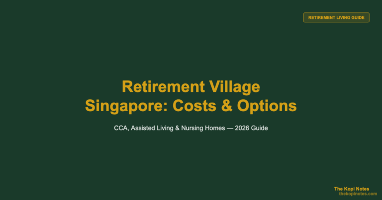 Retirement Village Singapore: Costs, Options & Is It Right for You? (2026)