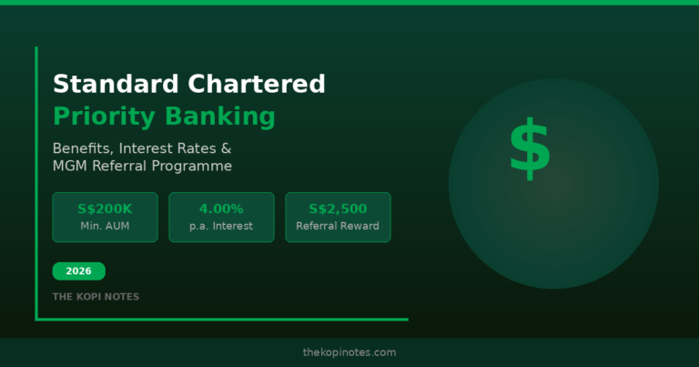 Standard Chartered Priority Banking Singapore 2026: Benefits, Rates & Referral Programme