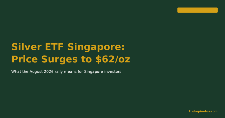 Silver ETF Singapore: Price Surges to $62/oz — Should You Buy in August 2026?