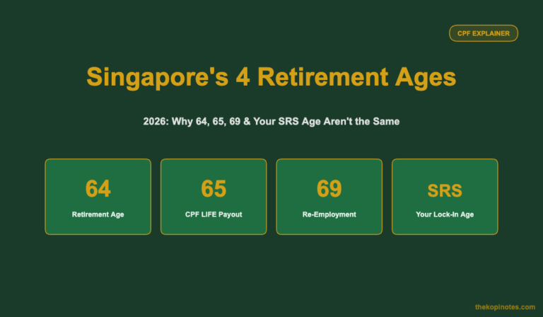 Singapore’s 4 Retirement Ages in 2026: Why 64, 65, 69 and Your SRS Age Aren’t the Same