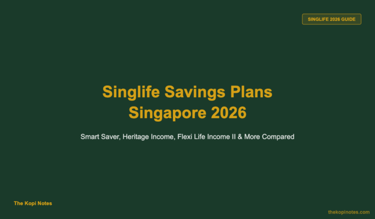 Singlife Savings Plans Singapore 2026: Every Product Compared