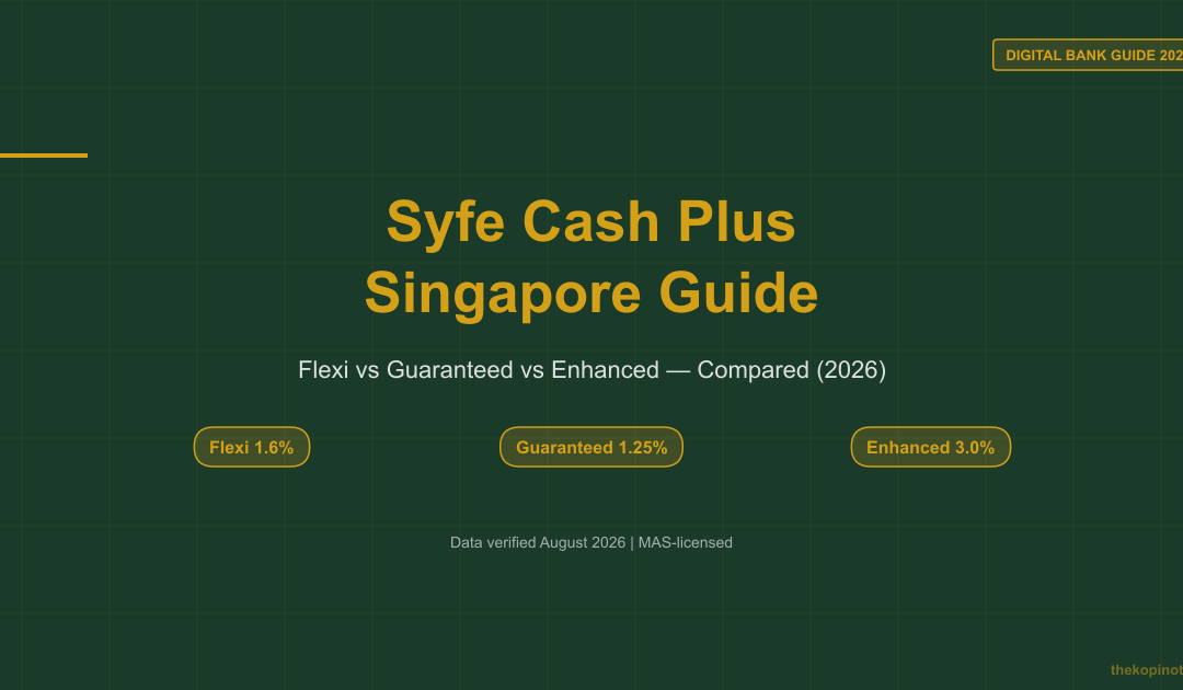Syfe Cash Plus Singapore Complete Guide 2026 — The Kopi Notes