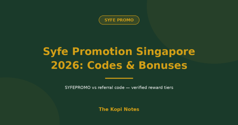 Syfe Promotion Singapore 2026: Current Codes & Bonuses