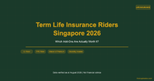 Term Life Insurance Riders Singapore 2026: Which Add-Ons Are Actually Worth It?
