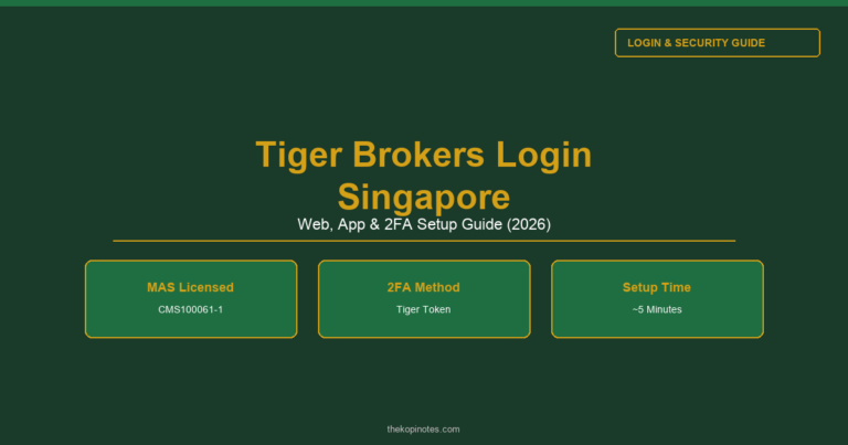 Tiger Brokers Login Singapore: Web, App & 2FA Setup Guide (2026)