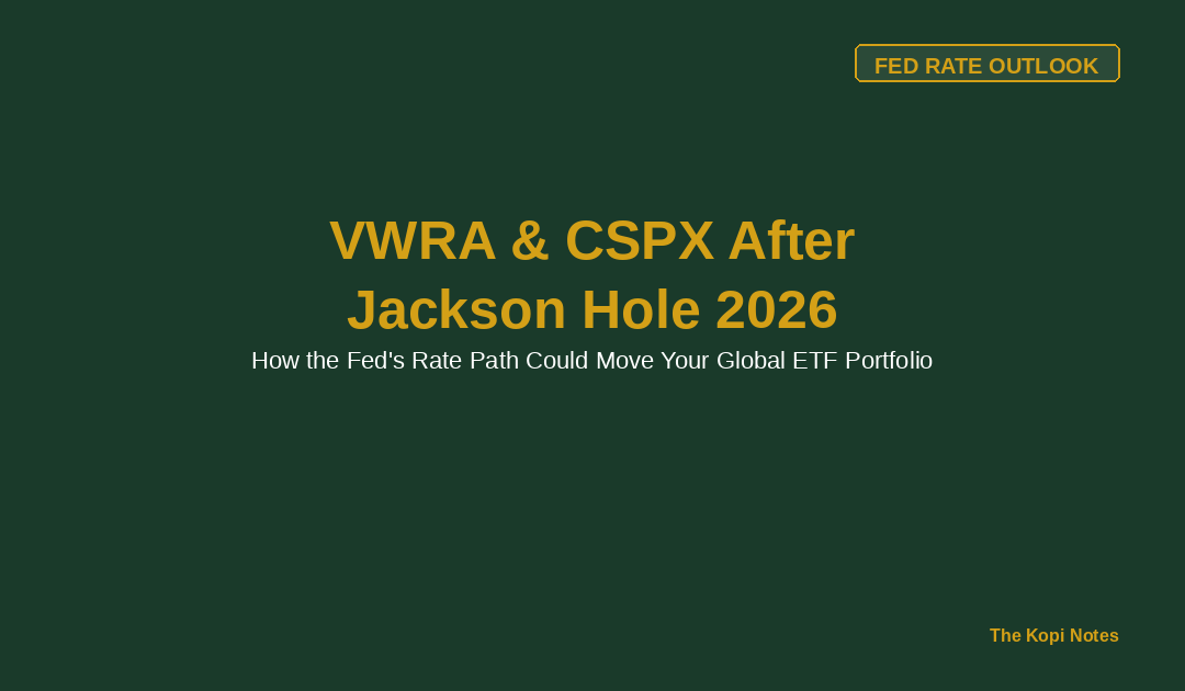 VWRA & CSPX After Jackson Hole 2026: Fed Rate Path Impact on Your Global ETF Portfolio — The Kopi Notes