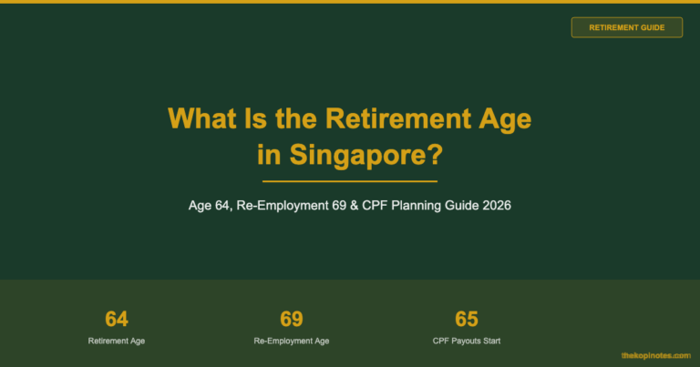 What Is the Retirement Age in Singapore? (2026 Update)