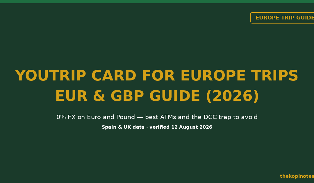 YouTrip Card for Europe Trips: EUR & GBP Guide (2026) — The Kopi Notes