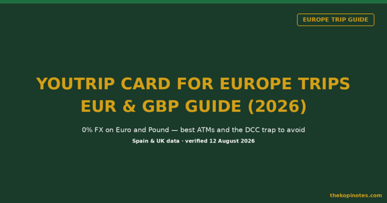 YouTrip Card for Europe Trips: EUR & GBP Guide (2026)
