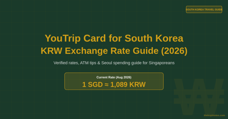 YouTrip Card for South Korea: KRW Exchange Rate & Seoul Travel Guide (2026)