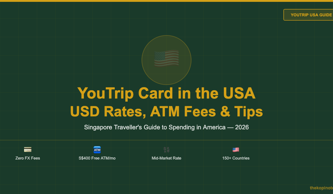 YouTrip Card in the USA: USD Rates, ATM Fees & Travel Tips (2026) — The Kopi Notes