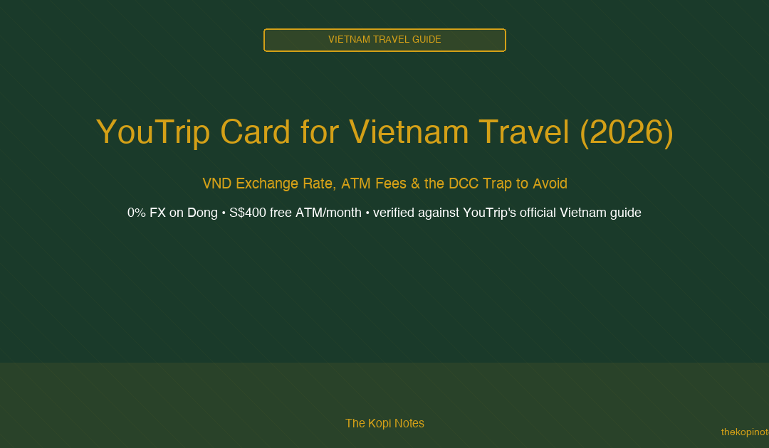 YouTrip Card for Vietnam Travel: VND Exchange Rate & ATM Guide (2026) — The Kopi Notes
