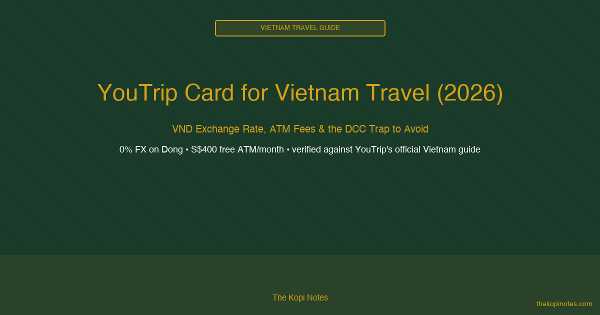 YouTrip Card for Vietnam Travel: VND Exchange Rate & ATM Guide (2026) — The Kopi Notes