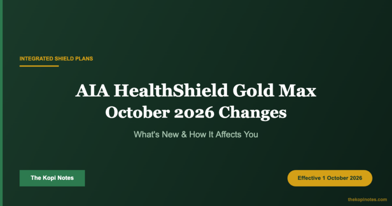 AIA HealthShield Gold Max October 2026 Changes: What’s New & How It Affects You