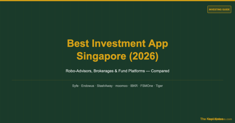 Best Investment App Singapore (2026): Complete Comparison Guide