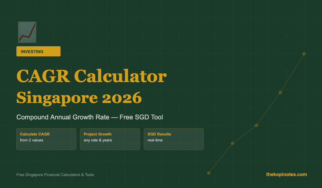 CAGR Calculator Singapore 2026 — Compound Annual Growth Rate