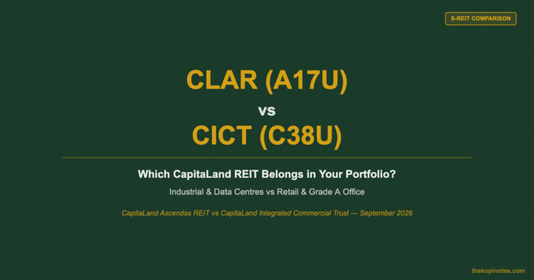 CapitaLand Ascendas REIT vs CICT 2026: Which CapitaLand REIT Belongs in Your Portfolio?