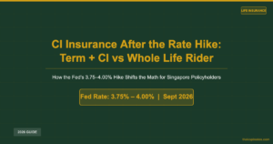 CI Insurance After Singapore’s Rate Hike: Term + Standalone vs Whole Life Rider (2026)
