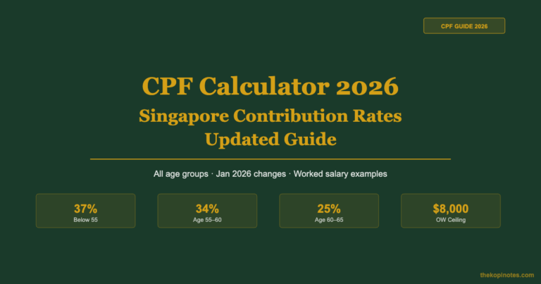 CPF Calculator 2026: How to Calculate Your CPF Contributions in Singapore