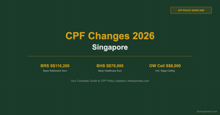 CPF Changes 2026 Singapore: BRS, BHS, OW Ceiling and Contribution Rate Updates