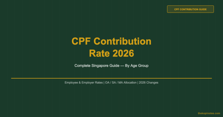 CPF Contribution Rate 2026: Complete Guide for Singapore Employees