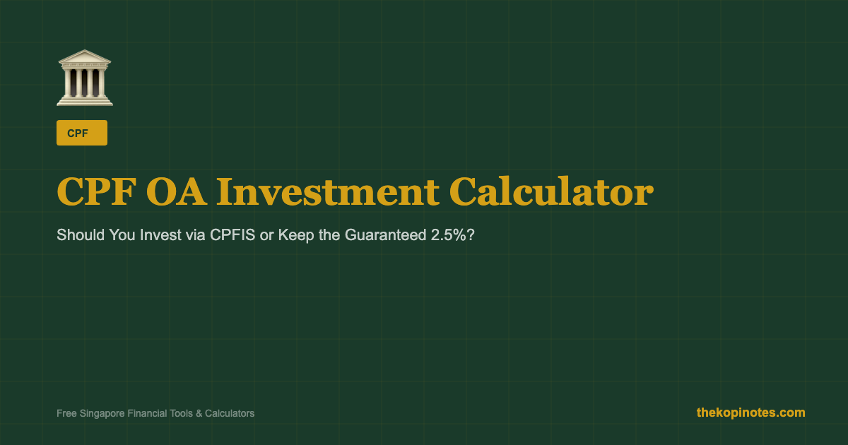 CPF OA Investment Calculator Singapore 2026